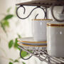 Vintage Iron Wall Shelf With Hooks, thumbnail 5 of 5