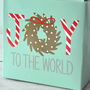 Gift Boxed Large 'Joy To The World' Bauble, thumbnail 3 of 3