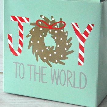 Gift Boxed Large 'Joy To The World' Bauble, 3 of 3