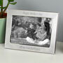 Personalised Silver Plated 7x5 Landscape Photo Frame, thumbnail 6 of 8