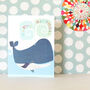 Whale Wishes Mini Greetings Card, thumbnail 2 of 3