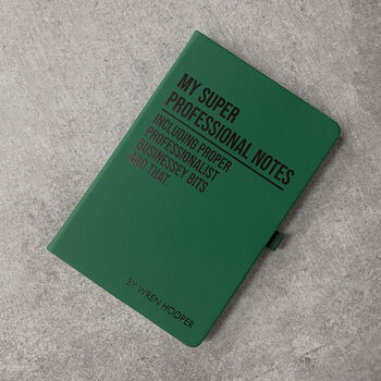 Personalised A5 Super Professional Business Notebook, 8 of 11