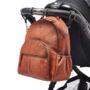 Joy Xl Covered Stud Black Leather Backpack, thumbnail 11 of 12