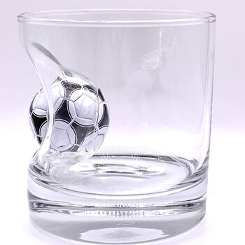 Personalised Football Whisky Glass, 3 of 3