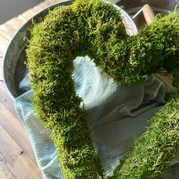 Moss Heart Wreath Hanging, 9 of 11