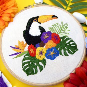 Toucan Embroidery Kit, 4 of 7
