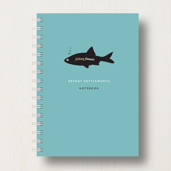 Personalised Fishing Lover's Journal Or Notebook, 6 of 10