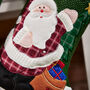 Personalised Traditional Santa Claus Christmas Stocking, thumbnail 3 of 5