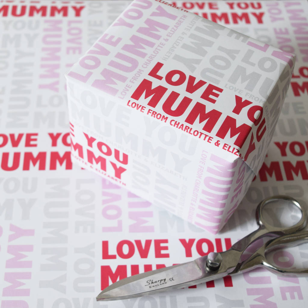 Personalised Mother's Day Wrapping Paper, 1 of 3