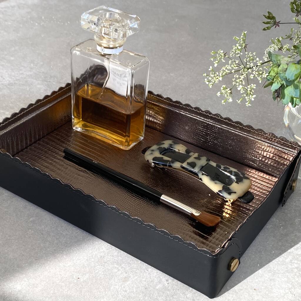 Jewellery Tray Leather Handmade By Undercover