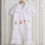 Girl's Personalised Gingerbread Cotton Pj's, thumbnail 2 of 5