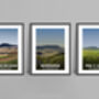 Yorkshire Three Peaks Challenge Art Prints, thumbnail 1 of 4