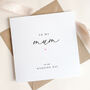 To My Mum On My Wedding Day Card, thumbnail 5 of 5