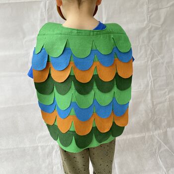 Green Parrot Costume For Kids And Adults, 4 of 9