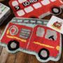 Childs Fire Engine Red Rug, thumbnail 4 of 6