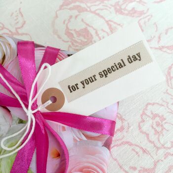 'For Your Special Day' Handmade Gift Tag, 2 of 3