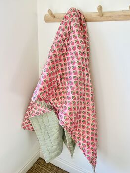 Reversible Block Print Quilt, 3 of 6
