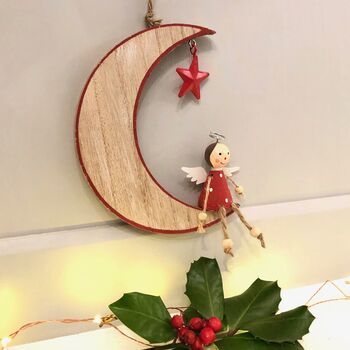 Personalised Wooden Moon Decorations, 3 of 3