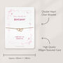 Bridesmaid Proposal Gift Will You Be My Bridesmaid Pink Bow Card Bracelet Gift, thumbnail 2 of 9