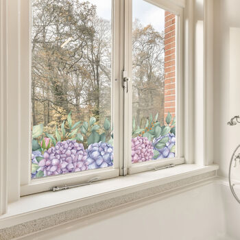 Hydrangea Window Sticker, 4 of 4