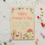 Personalised Happy Mothers Day Wooden Keepsake Card, thumbnail 2 of 5