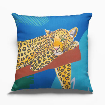 Tiger And Leopard Animal Cushion, 4 of 7