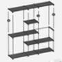 Portable Open Wardrobe Clothes Rack Fabric Shelves, thumbnail 7 of 7