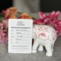 Hand Painted 'Blossom' Mother's Love Elephant, thumbnail 5 of 12