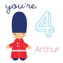Personalised Birthday Soldier Greeting Card, thumbnail 4 of 4