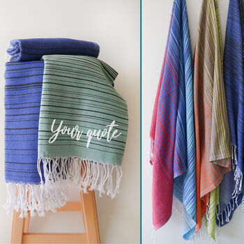 Personalised Sustainable Gift, Beach Towel, 4 of 9