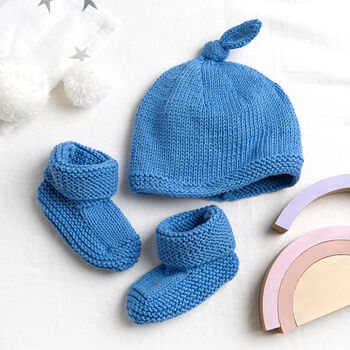 Baby Cotton Hat Easy Knitting Kit, 5 of 9