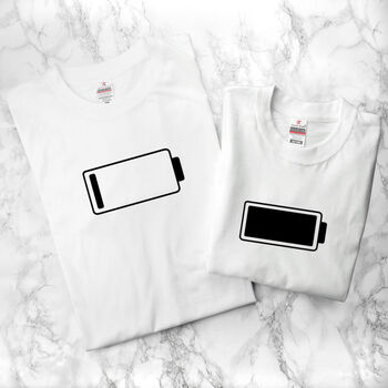 Mummy And Me 'Battery' T Shirt Set, 2 of 3
