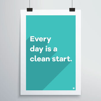 Clean Start Print, 2 of 12