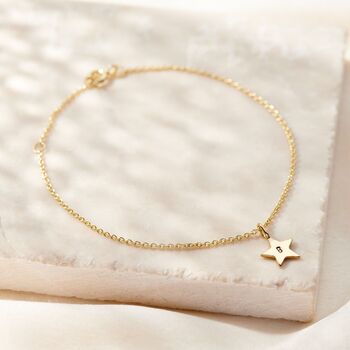 Personalised Initial Star Charm Bracelet, 2 of 9