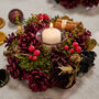 Two Winter Meadow Wreath Candle Holders, thumbnail 3 of 5