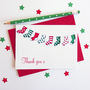 Christmas Stocking Thank You Cards, thumbnail 6 of 8
