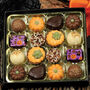 Luxury Autumn Chocolate Box Filled With Autumn Themed Belgian Chocolates, thumbnail 2 of 3