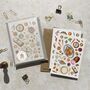 Watercolour Christmas Dinner Card Set Of Six, thumbnail 6 of 7