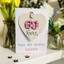 Personalised 60th Birthday Card For Her Heart And Number, thumbnail 2 of 2