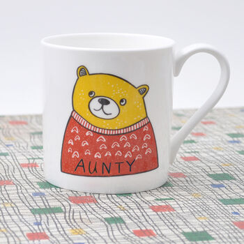 Aunty Or Auntie China Bear Mug, 4 of 5