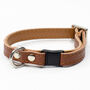 Adjustable Soft Leather Safety Cat Collar, thumbnail 3 of 6