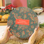 Personalised Christmas Floral Tin Gift For The Home, thumbnail 1 of 6