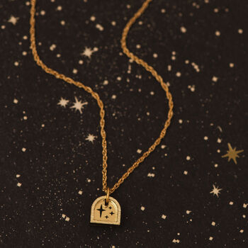 Celestial Arch Charm Necklace, 2 of 3