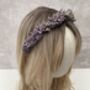 Dried Flower Purple Crown Headband, thumbnail 8 of 8