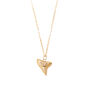 Shark Tooth Necklace Solid Gold, thumbnail 2 of 7