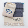 Personalised Soft Cotton Throw, Cotton Anniversary Gift, thumbnail 7 of 11