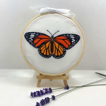 Butterfly Embroidery Kit, Beginners Kit, 2 of 9
