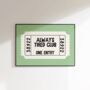 Alway Tired Club Print Bedroom Wall Art, thumbnail 5 of 8