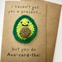 Avocado Funny Crochet Birthday Card Handmade, thumbnail 10 of 10