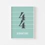 Time Signature Print | Music Theory Poster, thumbnail 7 of 11
